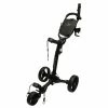 Axglo TriLite 3 Wheel Golf Trolley | Black/Black -Balls Powa Shop Axglo TriLite Wheel Golf Trolley Black 136
