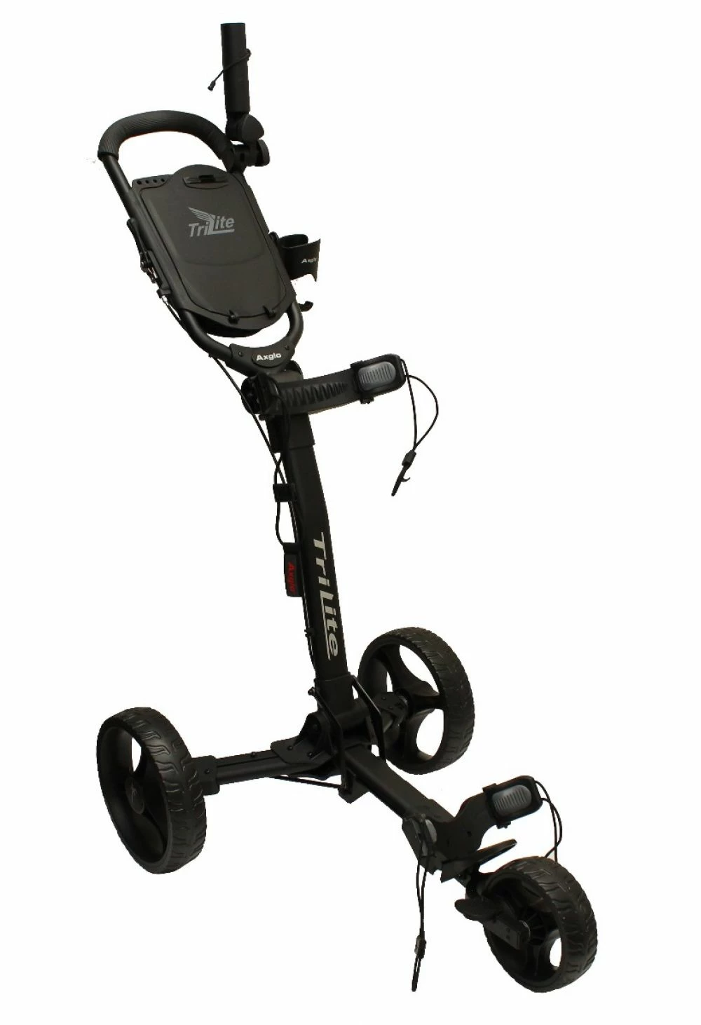 Axglo TriLite 3 Wheel Golf Trolley | Black/Black 4 Axglo TriLite 3 Wheel Golf Trolley | Black/Black - Image 2