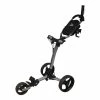 Axglo TriLite 3 Wheel Golf Trolley | Grey/Black -Balls Powa Shop Axglo TriLite Wheel Golf Trolley Grey Black 106