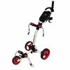 Axglo TriLite 3 Wheel Golf Trolley | White/Red 1 Axglo TriLite 3 Wheel Golf Trolley | White/Red -Balls Powa Shop Axglo TriLite Wheel Golf Trolley White Red 0