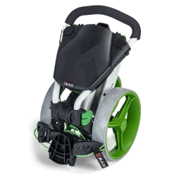 Big Max IQ+ Push Golf Trolley | White/Lime -Balls Powa Shop Big Max IQ Push Golf Trolley White Lime 12