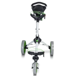 Big Max IQ+ Push Golf Trolley | White/Lime -Balls Powa Shop Big Max IQ Push Golf Trolley White Lime 6