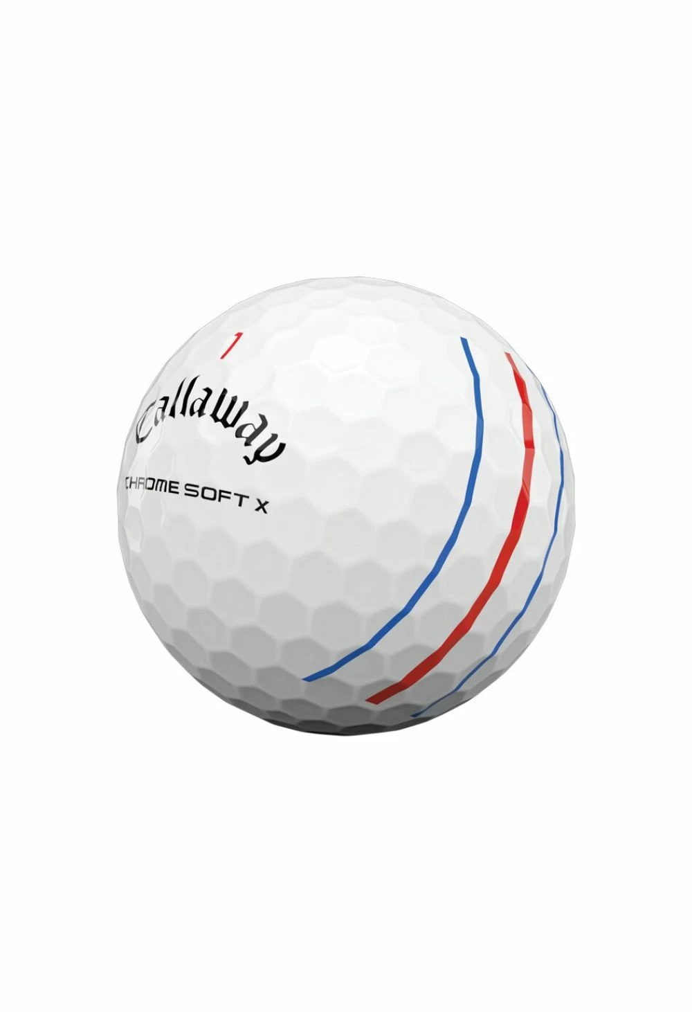 Callaway Chrome X Soft Triple Track Golf Balls | White 4 Callaway Chrome X Soft Triple Track Golf Balls | White - Image 2