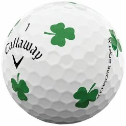 Callaway Chrome Soft Truvis Shamrock Golf Balls -Balls Powa Shop Callaway Chrome Soft Truvis Shamrock Golf Balls White 2