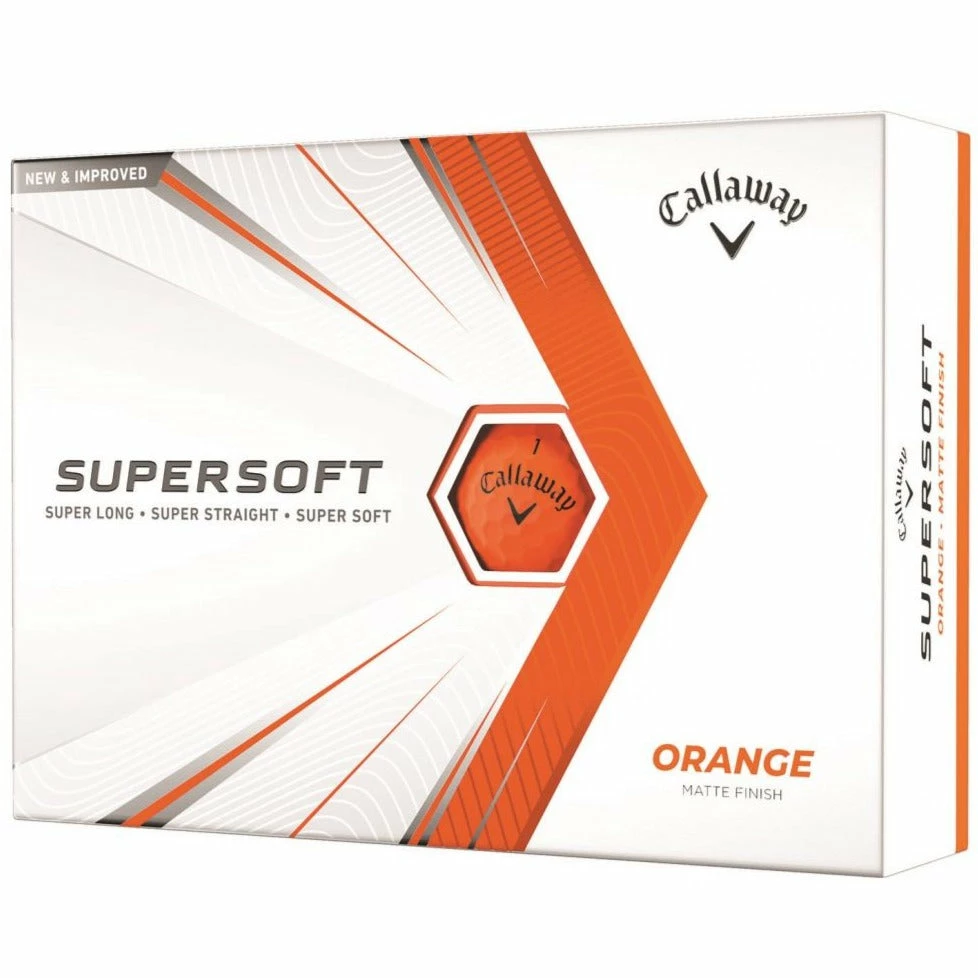 Callaway 2021 Supersoft Golf Balls | Orange 3 Callaway 2021 Supersoft Golf Balls | Orange