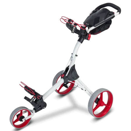Big Max IQ+ Push Golf Trolley | White/Red 3 Big Max IQ+ Push Golf Trolley | White/Red