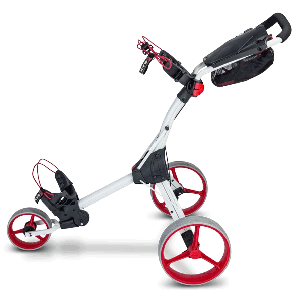 Big Max IQ+ Push Golf Trolley | White/Red 4 Big Max IQ+ Push Golf Trolley | White/Red - Image 2