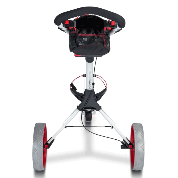 Big Max IQ+ Push Golf Trolley | White/Red 5 Big Max IQ+ Push Golf Trolley | White/Red - Image 3