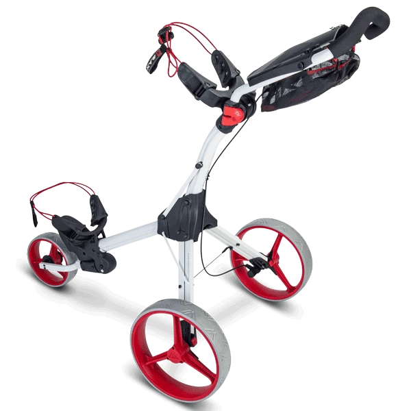 Big Max IQ+ Push Golf Trolley | White/Red 7 Big Max IQ+ Push Golf Trolley | White/Red - Image 5