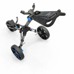 Powakaddy Micra Push Golf Trolley -Balls Powa Shop MICRABLUEOPENREAR 1000 1000