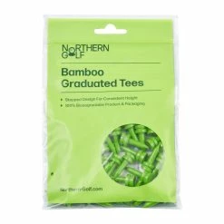 Northern Golf Lime Bamboo Graduated Tees