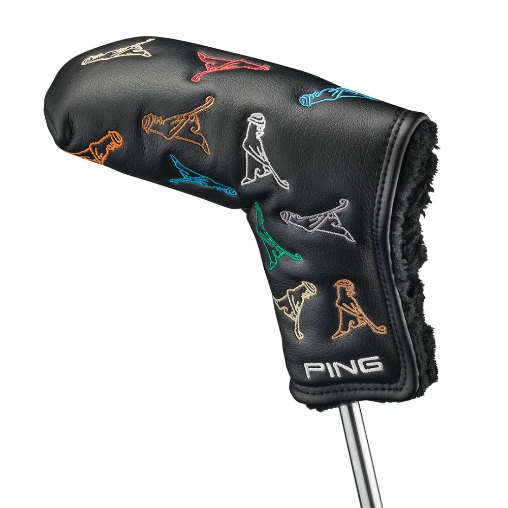 Ping Mr. Ping Golf Putter Headcovers 3 Ping Mr. Ping Golf Putter Headcovers
