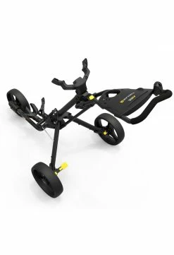 Powakaddy Twinline 5 Push Golf Trolley | Matte Black -Balls Powa Shop Powakaddy Twinline Push Golf Trolley Matte Black 79