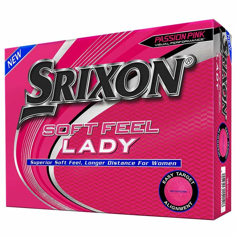Srixon Soft Feel Lady Golf Balls | Pink 3 Srixon Soft Feel Lady Golf Balls | Pink