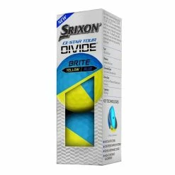 Srixon Q-Star Tour Divide Golf Balls | Yellow/Blue -Balls Powa Shop Srixon Star Tour Divide Golf Balls Yellow Blue 20