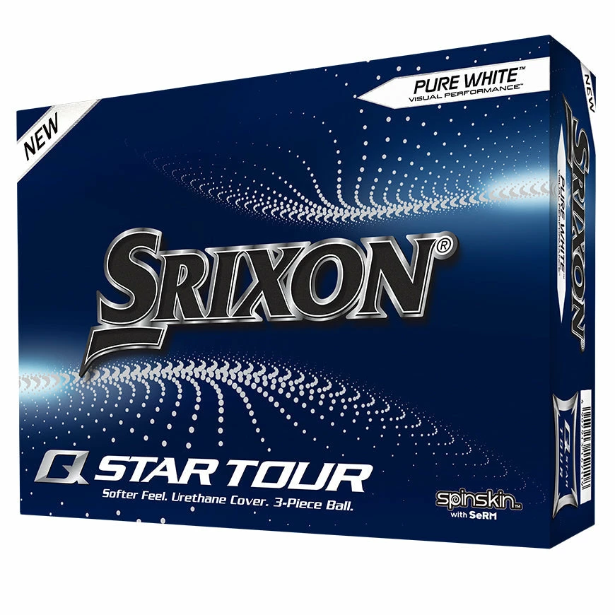 Srixon Q Star Tour Golf Balls | White 3 Srixon Q Star Tour Golf Balls | White