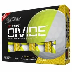 Srixon Z-Star Tour Divide Golf Balls | Yellow/White
