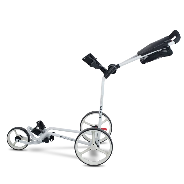 Big Max TI One Push Golf Trolley | White 4 Big Max TI One Push Golf Trolley | White - Image 2