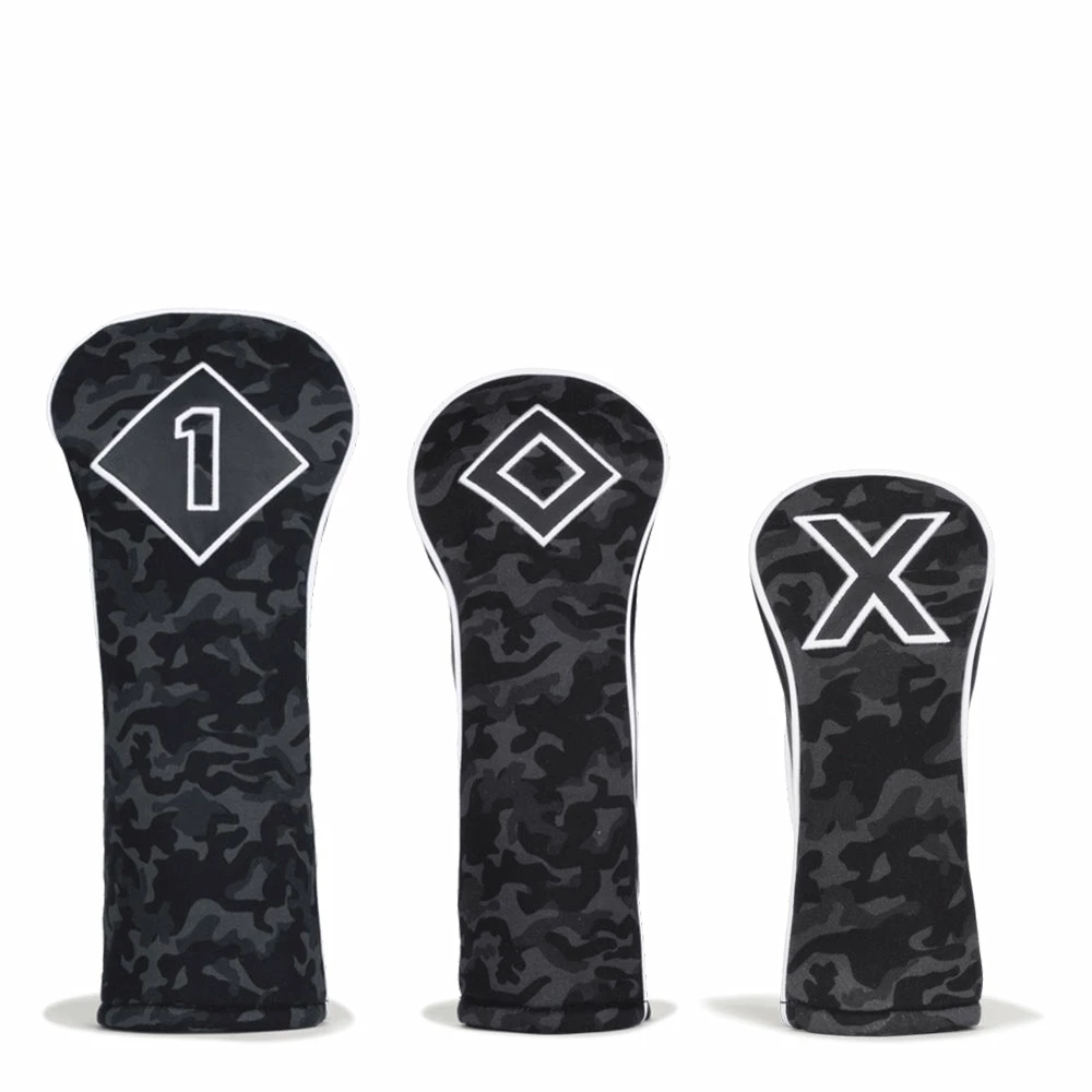 Titleist Black Camo LE Golf Headcovers TA21LCHCCM 3 Titleist Black Camo LE Golf Headcovers TA21LCHCCM