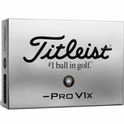 Titleist Pro V1X Left Dash Golf Balls | White