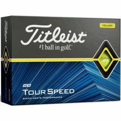 Titleist 2021 Tour Speed Golf Balls | Yellow