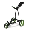 Big Max Blade IP Golf Trolley | Phantom/Lime -Balls Powa Shop UBladeIP schwarz gruen 001 hintergrund