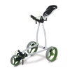 Big Max Blade IP Golf Trolley | White/Lime -Balls Powa Shop UBladeIP weiss gruen 001 hintergrund