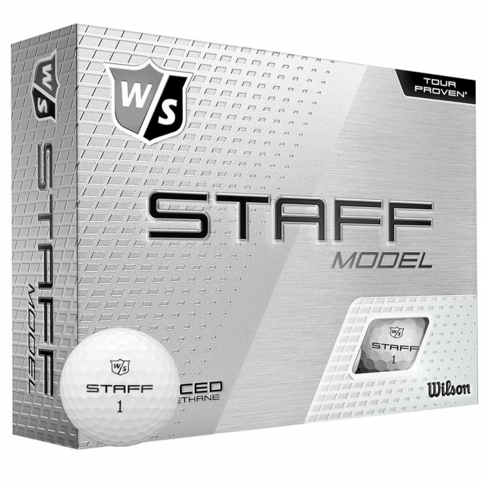Wilson Staff Model Golf Balls | White 3 Wilson Staff Model Golf Balls | White