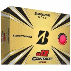 Bridgestone E12 Contact Golf Balls | Matte Red