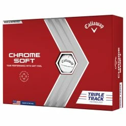 Callaway Chrome Soft Triple Track Golf Balls | White