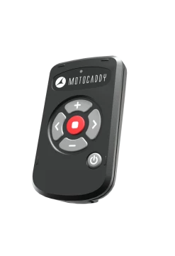 Motocaddy M7 Remote Electric Golf Trolley | Ultra Lithium Battery -Balls Powa Shop m7 remote handset angled