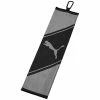 Puma Microfiber Tri-Fold Golf Towel 054338 -Balls Powa Shop puma trifold towel blackgrey