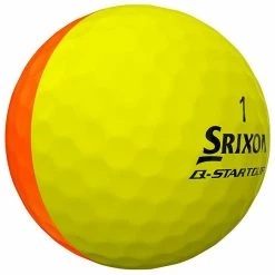 Srixon Q Star Tour Golf Balls Divide | Yellow/Orange -Balls Powa Shop srixon divide yelloworange 5